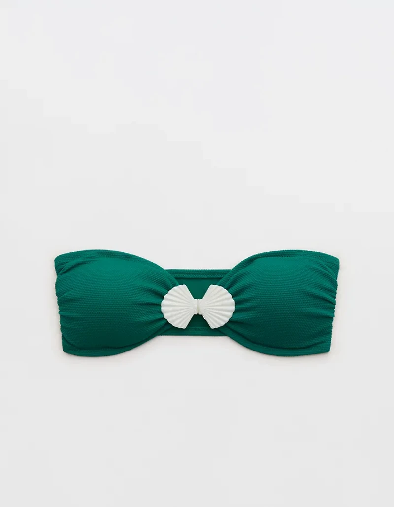 Aerie Pique Bandeau Bikini Top