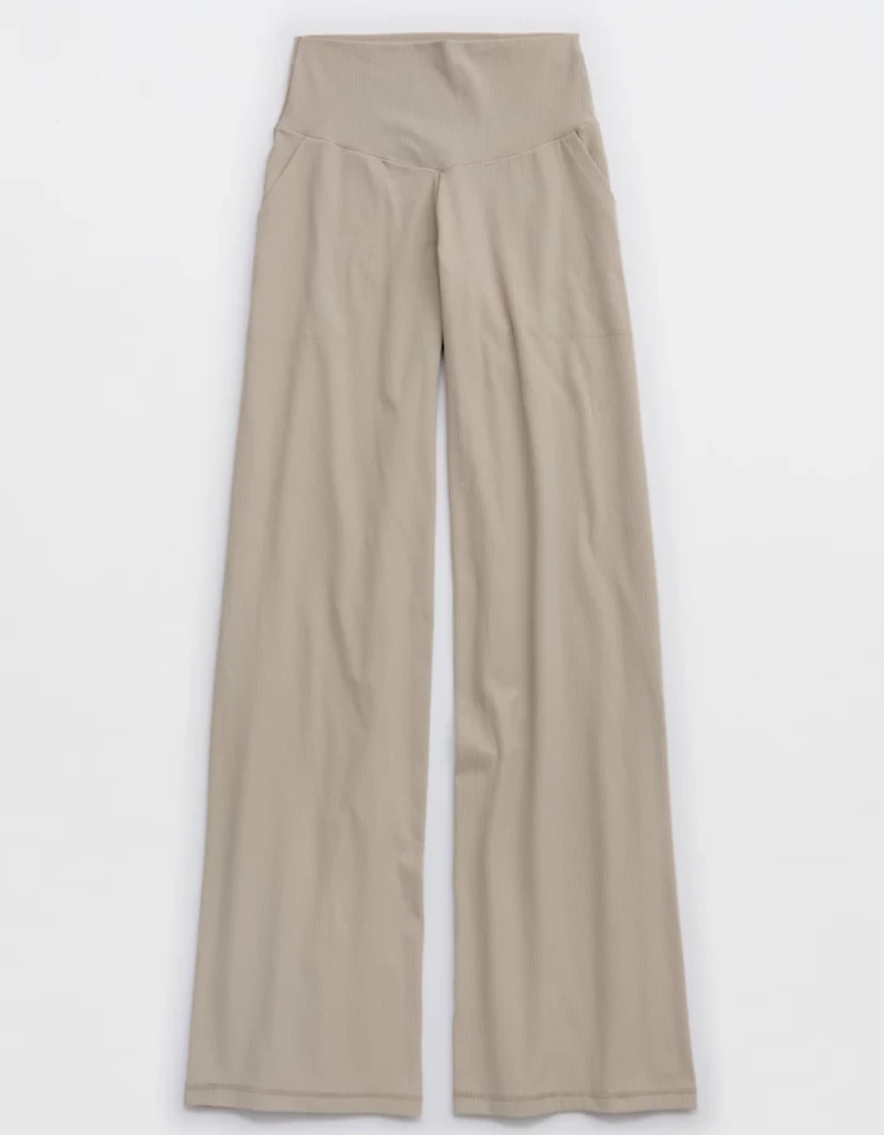 OFFLINE By Aerie Real Me XTRA Ribbed High Waisted Trouser