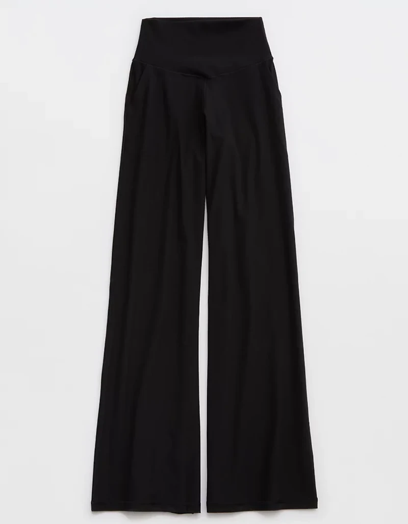 OFFLINE By Aerie Real Me XTRA Ribbed High Waisted Trouser