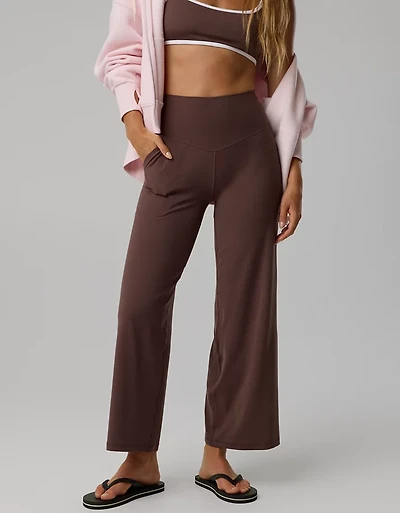 OFFLINE By Aerie Real Me XTRA High Waisted Crop Trouser