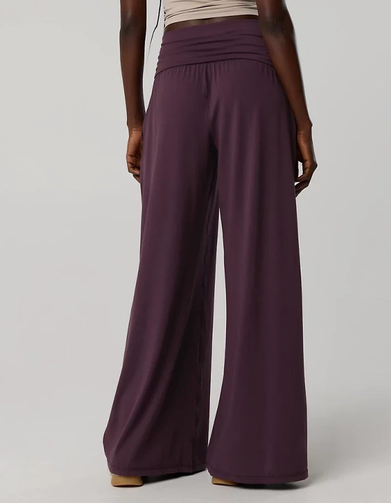 OFFLINE By Aerie Real Me Foldover Super Wide Leg Pant