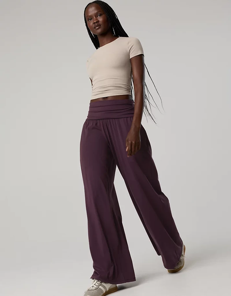 OFFLINE By Aerie Real Me Foldover Super Wide Leg Pant