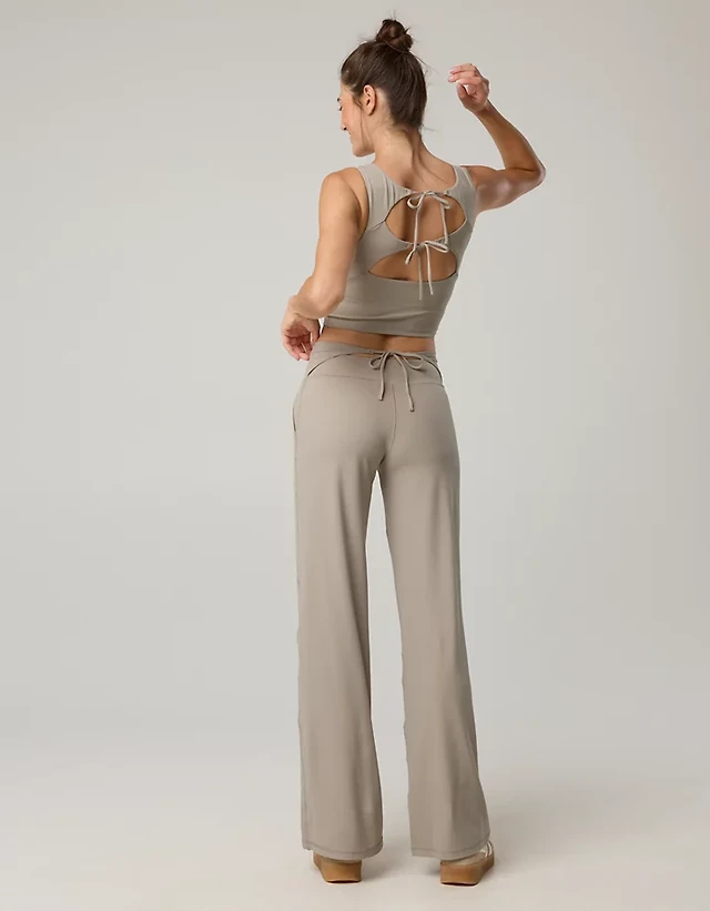 OFFLINE By Aerie Real Me XTRA High Waisted Tie Back Trouser