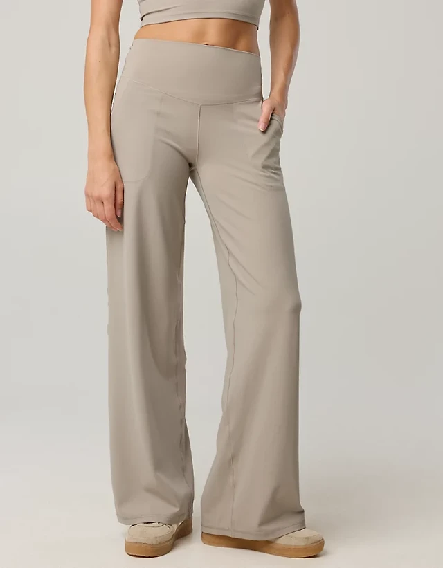 OFFLINE By Aerie Real Me XTRA High Waisted Tie Back Trouser
