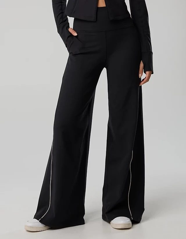 OFFLINE By Aerie The Hugger Piping Wide Leg Pant