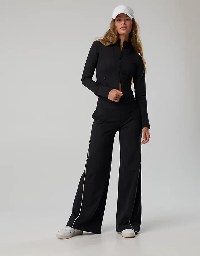 OFFLINE By Aerie The Hugger Piping Wide Leg Pant