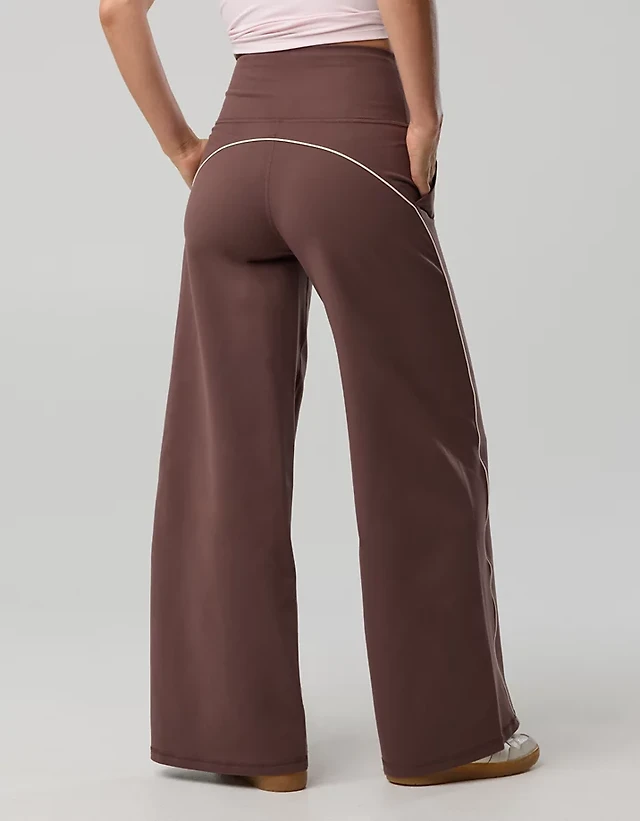 OFFLINE By Aerie The Hugger Piping Wide Leg Pant