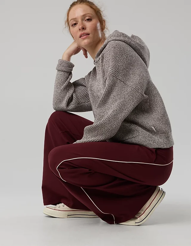 OFFLINE By Aerie The Hugger Piping Wide Leg Pant