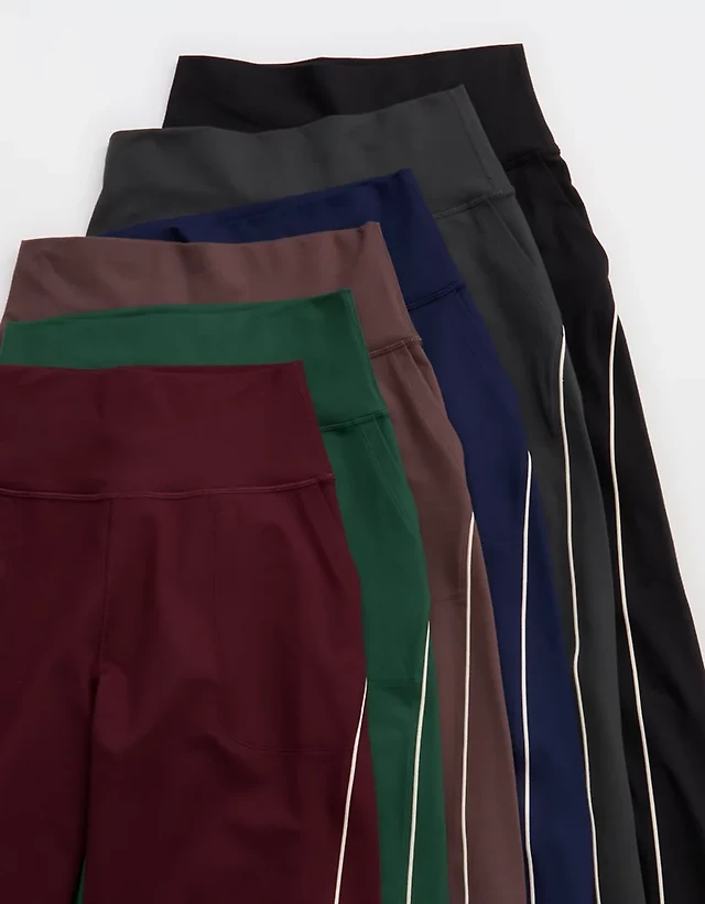 OFFLINE By Aerie The Hugger Piping Wide Leg Pant