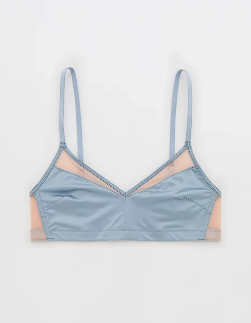 Aerie x Emily + Meritt Shine Mesh Bralette