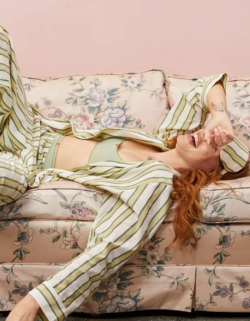 Aerie x Emily + Meritt Retro Cotton Bralette