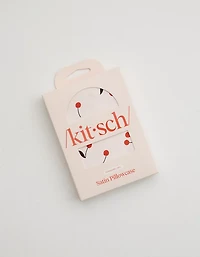 Kitsch Cherry Print Satin Pillowcase