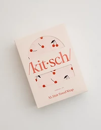Kitsch Cherry Print Hair Towel