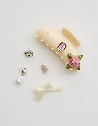 KitschPop™️ Curved Claw Clip & Charms