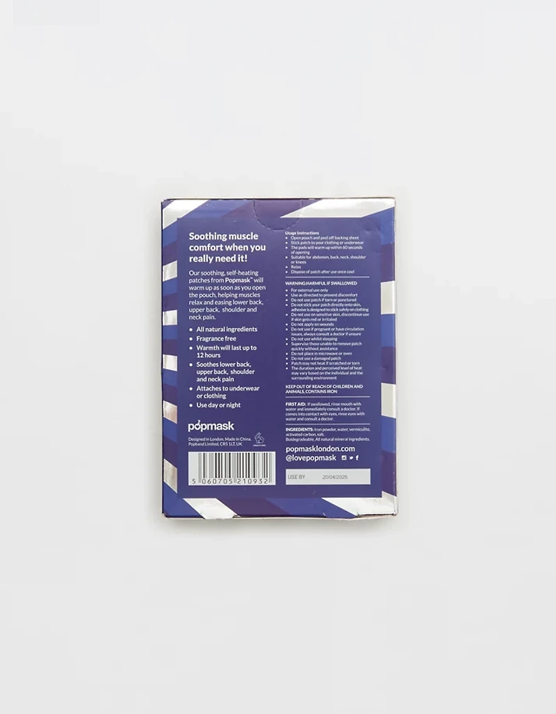 Popmask Bare Hug Heating Patches 3-Pack