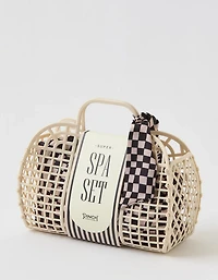 Pinch Linen & Black Super Spa Set