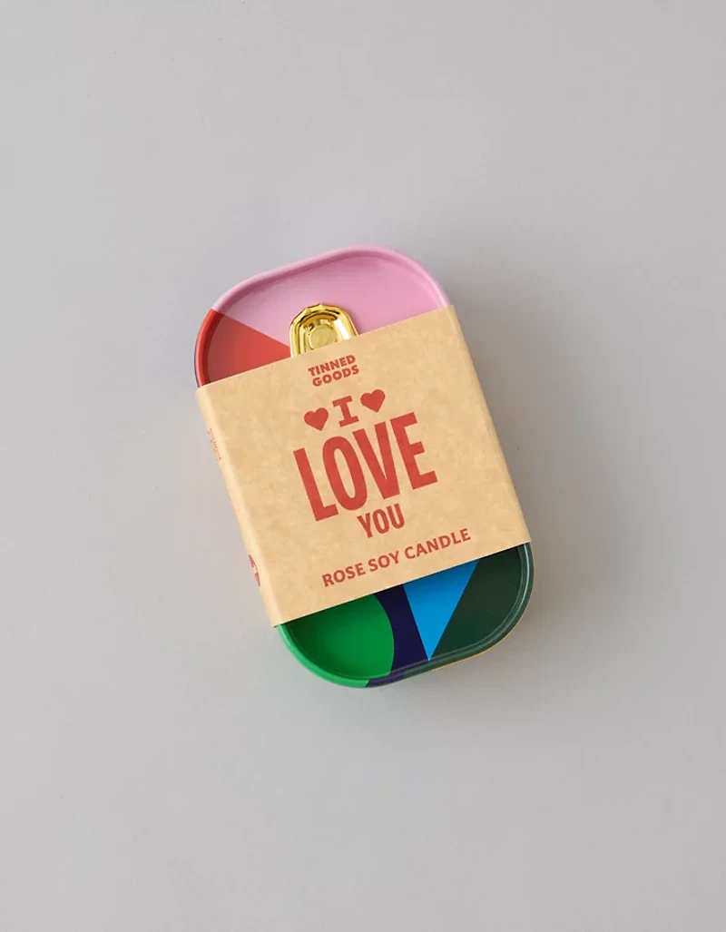 Tinned Goods I Love You Candle