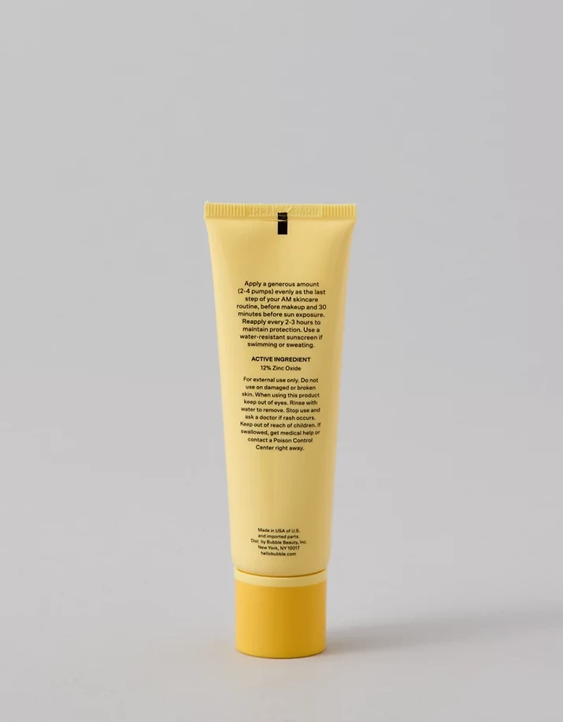 Bubble Solar Mate Invisible Daily Mineral Sunscreen SPF 40