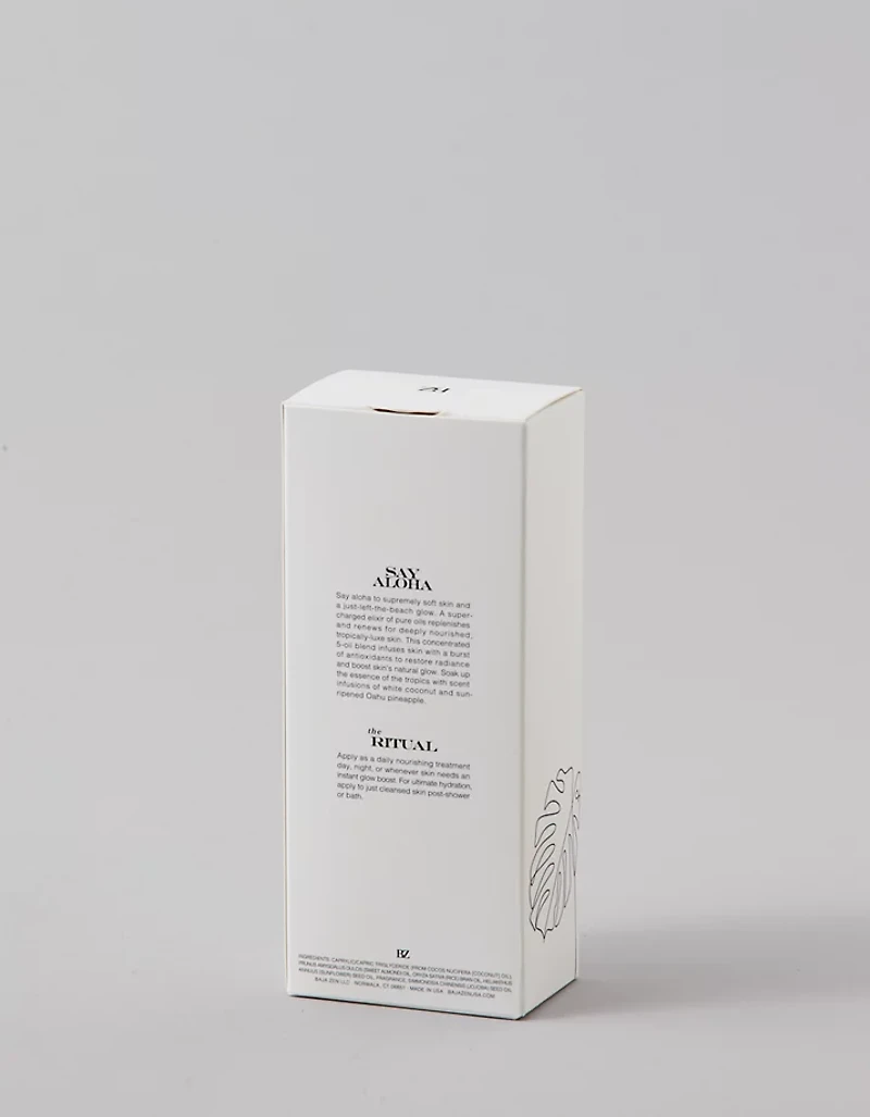 BajaZen Coco Glow Body Glow Oil