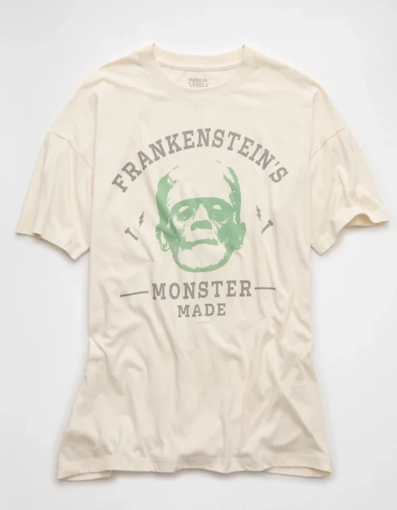 AE Oversized Halloween Graphic T-Shirt