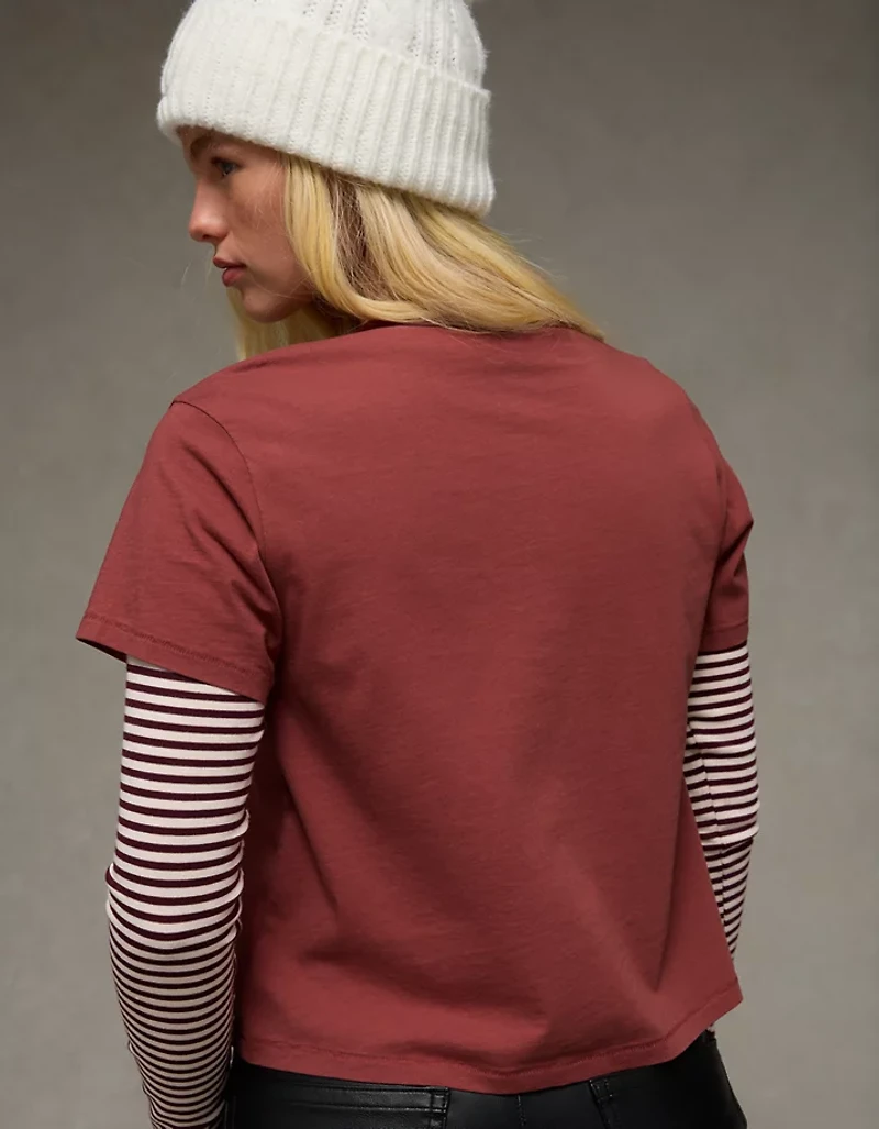 AE Ex-Boyfriend Holiday Graphic T-Shirt