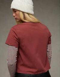 AE Ex-Boyfriend Holiday Graphic T-Shirt