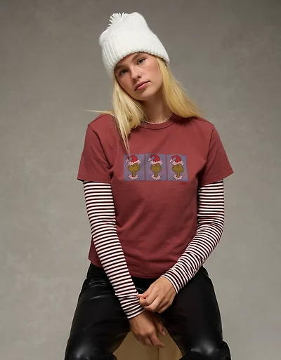 AE Ex-Boyfriend Holiday Graphic T-Shirt