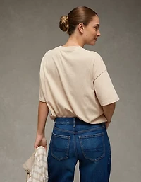 AE Santa's Eggnog Relaxed Graphic T-Shirt