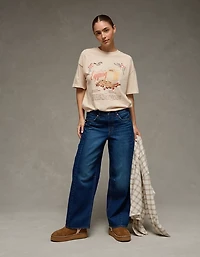 AE Santa's Eggnog Relaxed Graphic T-Shirt