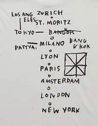 T-shirt à image ex-petit ami Basquiat AE