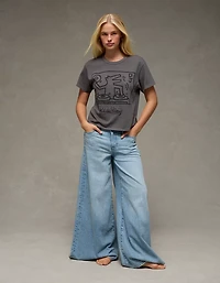 T-shirt ancien petit ami à image Keith Haring AE