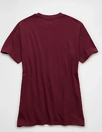 AE Snoopy Holiday Oversized Graphic T-Shirt