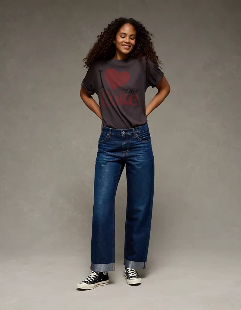 T-shirt surdimensionné à image Coke diète AE