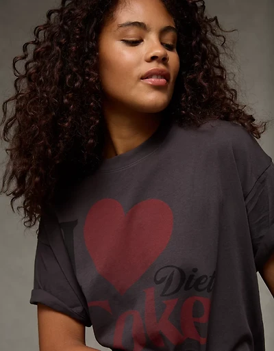 T-shirt surdimensionné à image Coke diète AE