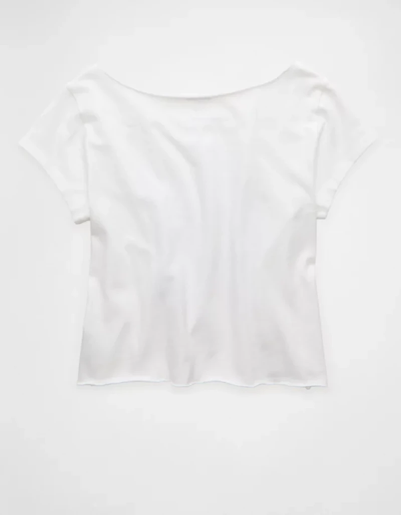 AE Off-the-Shoulder Led Zeppelin Graphic T-Shirt