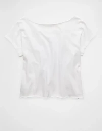 AE Off-the-Shoulder Led Zeppelin Graphic T-Shirt