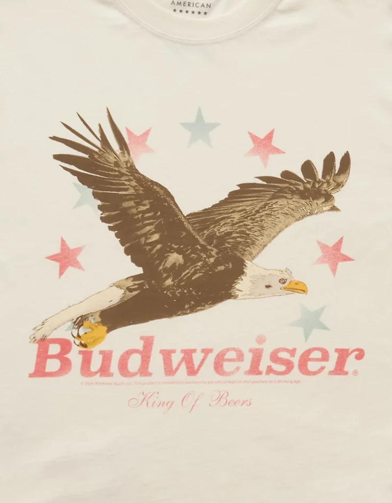 AE Boxy Budweiser Graphic T-Shirt