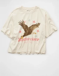 AE Boxy Budweiser Graphic T-Shirt