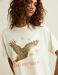 AE Boxy Budweiser Graphic T-Shirt