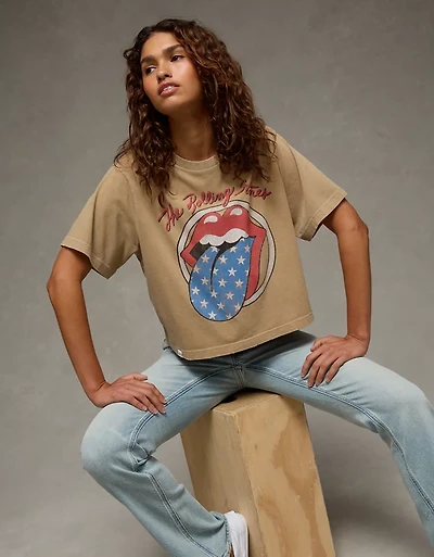 AE Boxy Rolling Stones Graphic T-Shirt