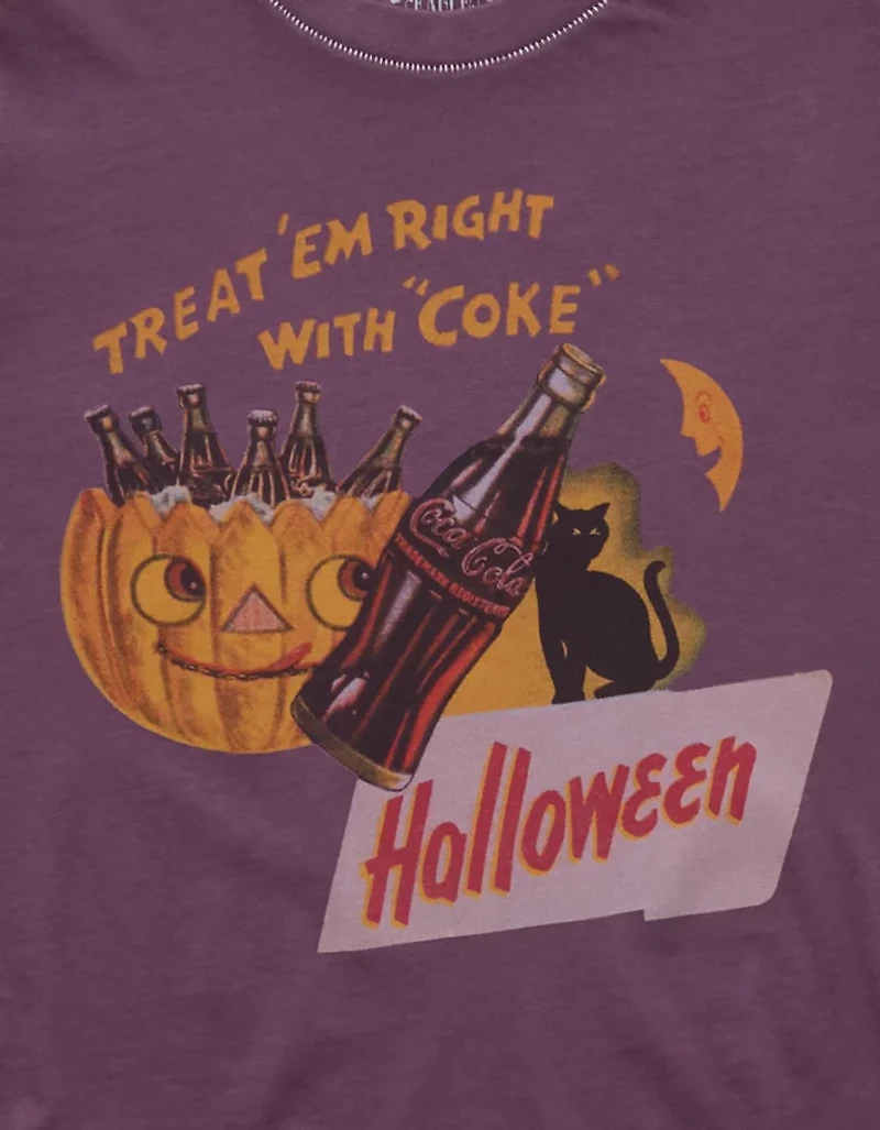 AE Coca-Cola Halloween Graphic Shrunken T-Shirt