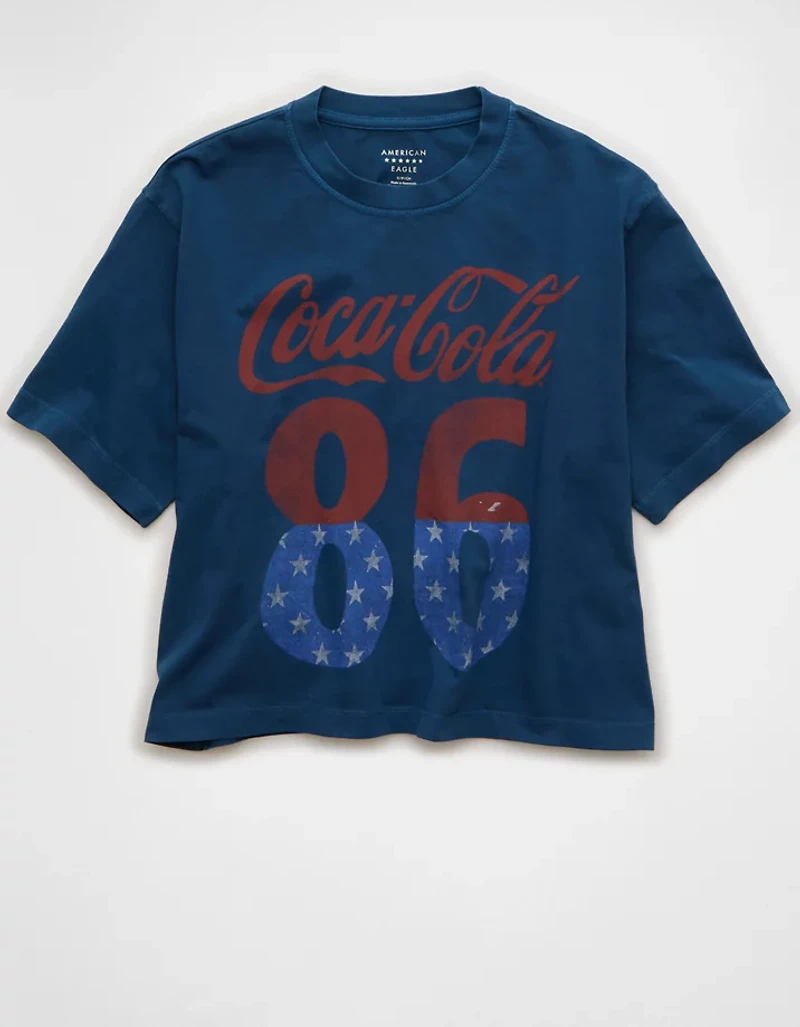 AE Boxy Coca-Cola Graphic T-Shirt