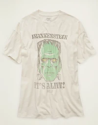 AE Oversized Frankenstein Halloween Graphic T-Shirt
