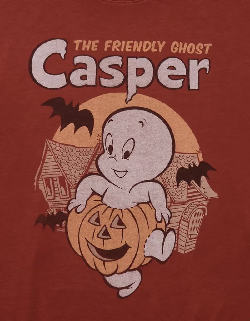 AE Oversized Casper Halloween Graphic T-Shirt