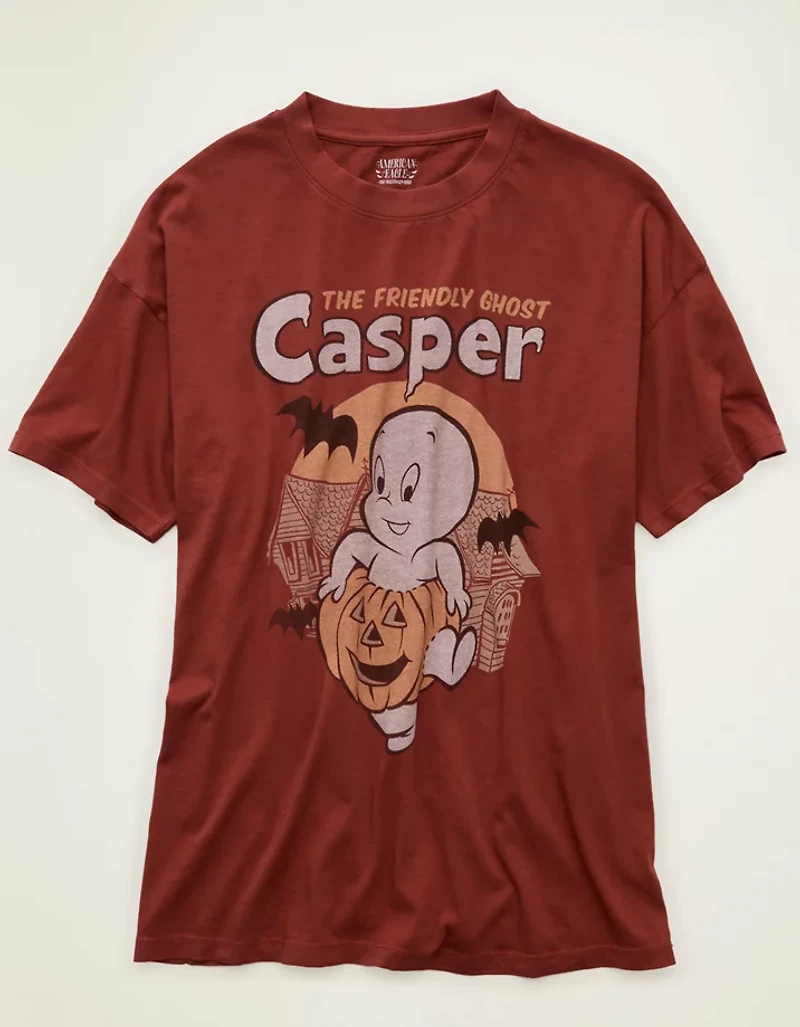 AE Oversized Casper Halloween Graphic T-Shirt