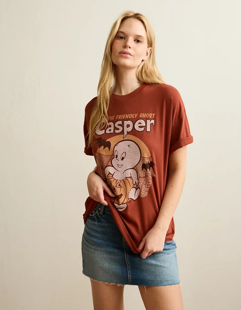 T-shirt surdimensionné à image d’Halloween Casper AE