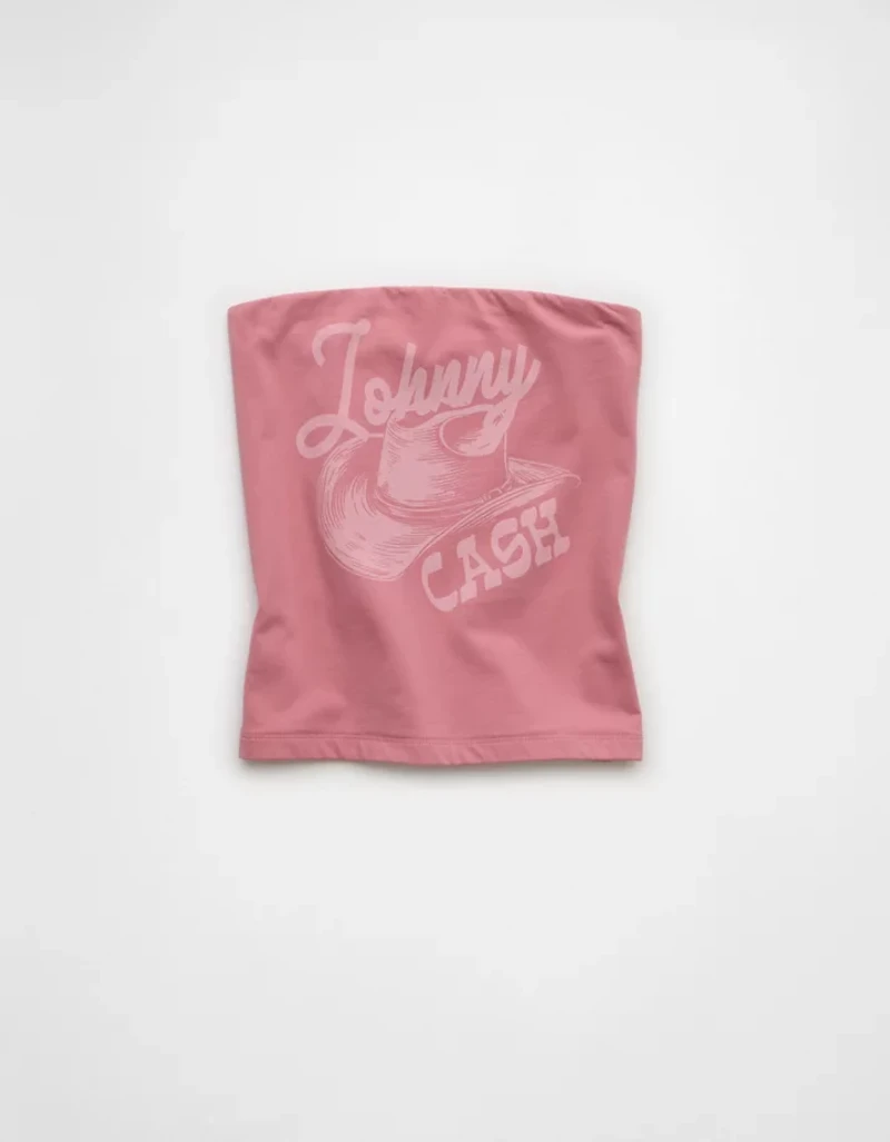 AE Johnny Cash Graphic Tube Top
