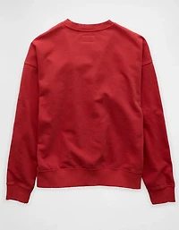 AE Valentine's Day Snoopy Graphic Relaxed Crew Neck Sweatshirt
