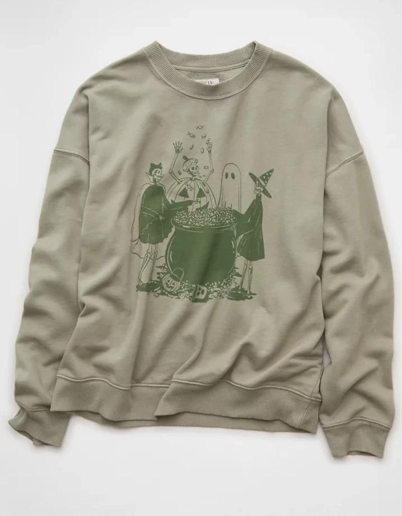 AE Halloween Graphic Sweatshirt