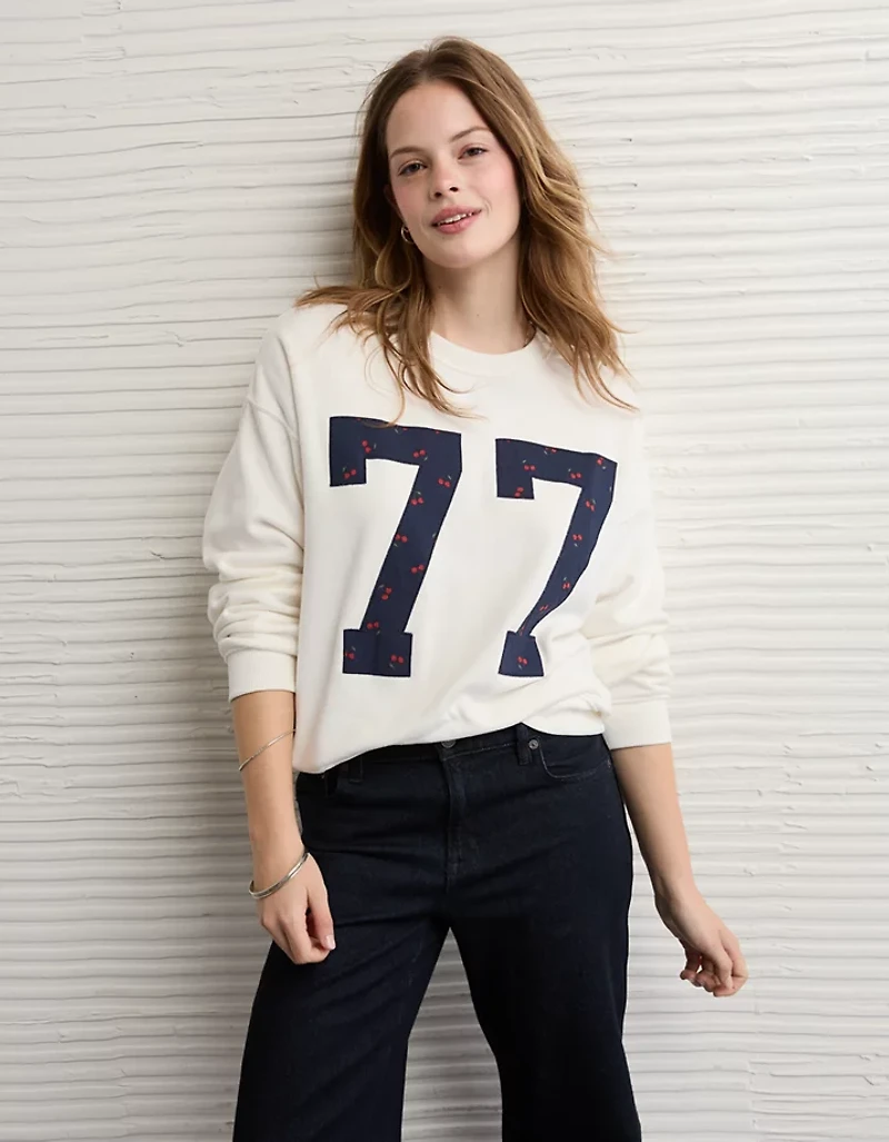 Chandail en molleton à image AE